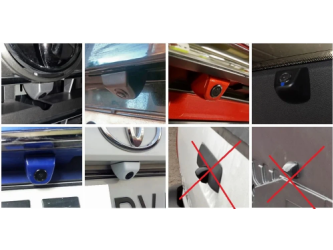 Auton pysäköinti Peruutuskamera Audi VW -kameraan